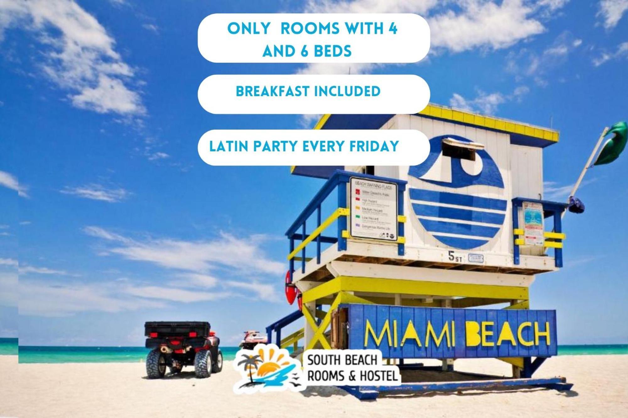 South Beach Rooms And Hostel Miami Beach Kültér fotó